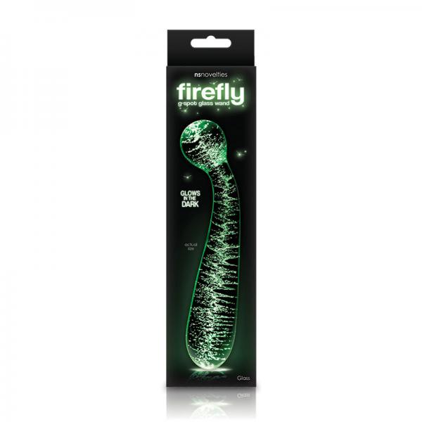 Firefly Glass - G Spot Glow Wand - Clear