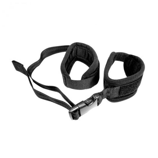 Adjustable Handcuffs Black - The Pleasure Toys