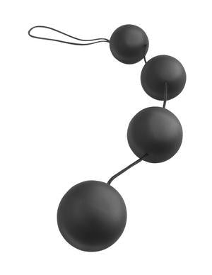 Anal Fantasy Deluxe Vibro Balls Black - The Pleasure Toys