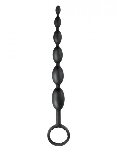 Anal Fantasy First Time Fun Beads Black - The Pleasure Toys